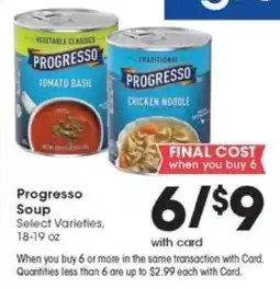 Pick'n Save Progresso Soup offer