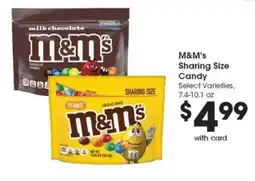 Pick'n Save M&M's Sharing Size Candy offer