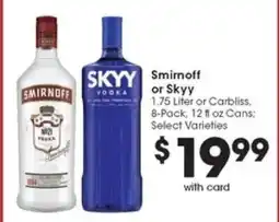Pick'n Save Smirnoff or Skyy offer