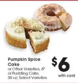 Pick'n Save Pumpkin Spice Cake offer