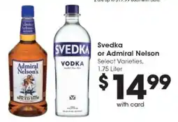 Pick'n Save Svedka or Admiral Nelson offer