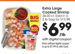 Kroger Extra Large Cooked Shrimp offer