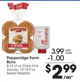 Kroger Pepperidge Farm Buns offer