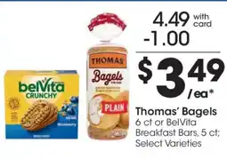 Kroger Thomas' Bagels offer