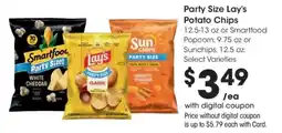 Kroger Party Size Lay's Potato Chips offer