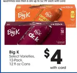 Kroger Big K offer