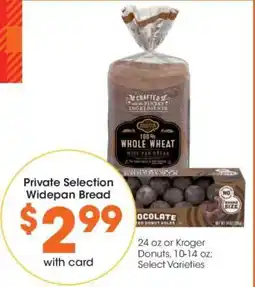 Kroger Private Selection Widepan Bread offer