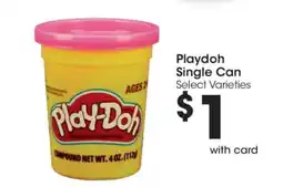 Kroger Playdoh Single Can offer