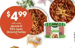 Kroger Jennie-O 93% Lean Ground Turkey offer