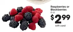 Kroger Raspberries or Blackberries offer