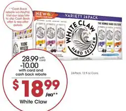Kroger White Claw offer