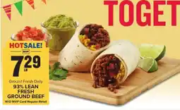 Food Lion 93% Lean Fresh Ground Beef offer