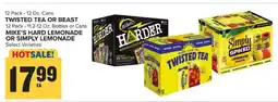 Food Lion Twisted Tea or Beast, Mike's Hard Lemonade or Simply Lemonade offer