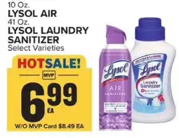 Food Lion LYSOL AIR / LYSOL LAUNDRY SANITIZER offer