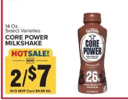 Food Lion CORE POWER MILKSHAKE offer