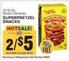 Food Lion SUPERPRETZEL SNACKS offer