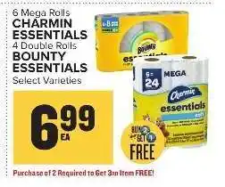 Food Lion Charmin Essentials & Bounty Essentials offer