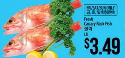 Hmart Fresh Canary Rock Fish offer