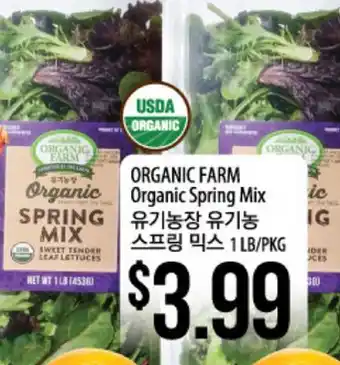 Hmart ORGANIC FARM Organic Spring Mix offer