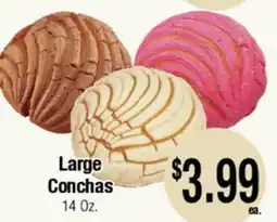 Big Saver Foods Large Conchas offer