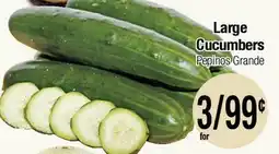 Big Saver Foods Large Cucumbers offer