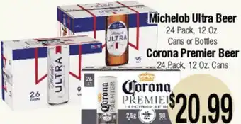 Big Saver Foods Michelob Ultra Beer, Corona Premier Beer offer