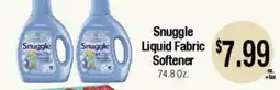 Big Saver Foods Snuggle Liquid Fabric Softener offer