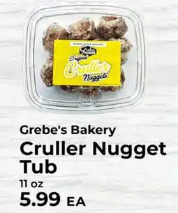 Sunset Foods Grebe's Bakery Cruller Nugget Tub offer