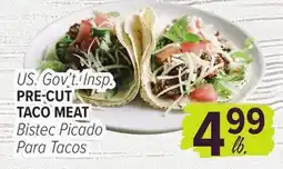 Cermak Fresh Market U.S. Gov't Insp. PRE-CUT TACO MEAT offer