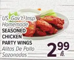 Cermak Fresh Market U.S. Gov't. Insp. Homemade SEASONED CHICKEN PARTY WINGS offer