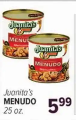 Cermak Fresh Market Juanita's MENUDO offer