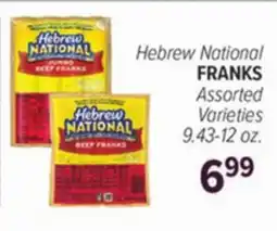 Cermak Fresh Market Hebrew National FRANKS offer