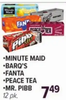 Cermak Fresh Market •MINUTE MAID •BARQ'S •FANTA •PEACE TEA •MR. PIBB offer