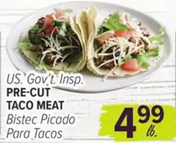 Cermak Fresh Market US. Gov't. Insp. PRE-CUT TACO MEAT offer
