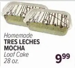 Cermak Fresh Market Homemade TRES LECHES MOCHA Loaf Cake offer