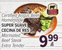 Cermak Fresh Market Certified Angus Beef Homemade Marinated Beef Steak offer