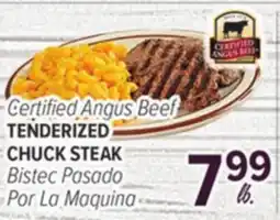Cermak Fresh Market Certified Angus Beef TENDERIZED CHUCK STEAK offer
