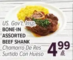 Cermak Fresh Market U.S. Gov't Insp. BONE-IN ASSORTED BEEF SHANK offer