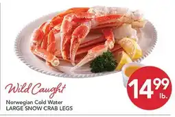 Pete's Fresh Market Norwegian Cold Water LARGE SNOW CRAB LEGS offer