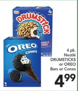 Pete's Fresh Market Nestlé DRUMSTICK or OREO Bars or Cones offer