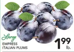 Pete's Fresh Market EMPRESS ITALIAN PLUMS offer