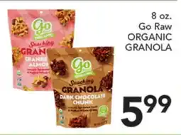 Pete's Fresh Market 8 oz. Go Raw ORGANIC GRANOLA offer
