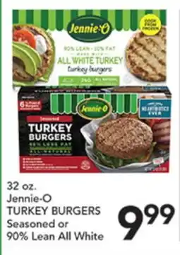 Pete's Fresh Market 32 oz. Jennie-O TURKEY BURGERS Seasoned or 90% Lean All White offer