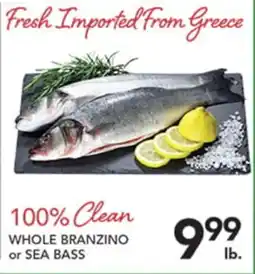 Pete's Fresh Market WHOLE BRANZINO or SEA BASS offer