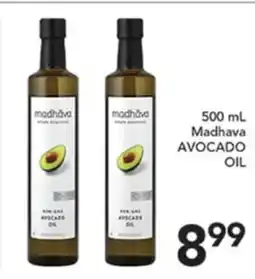 Pete's Fresh Market 500 mL Madhava AVOCADO OIL offer