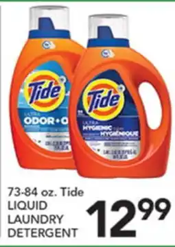 Pete's Fresh Market 73-84 oz. Tide LIQUID LAUNDRY DETERGENT offer