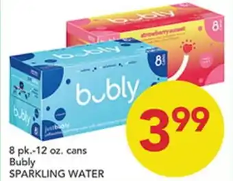 Pete's Fresh Market 8 pk.-12 oz. cans Bubly SPARKLING WATER offer