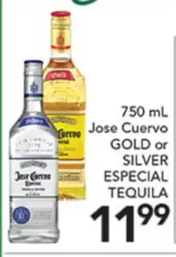 Pete's Fresh Market 750 mL Jose Cuervo GOLD or SILVER ESPECIAL TEQUILA offer