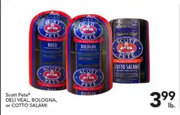 Pete's Fresh Market Scott Pete DELI VEAL, BOLOGNA, or COTTO SALAMI offer