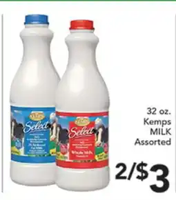 Pete's Fresh Market 32 oz. Kemps MILK Assorted offer
